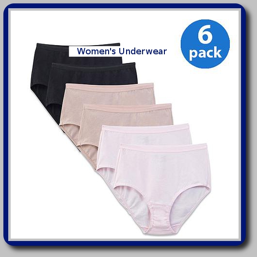 Women's Underwear 6-Pack