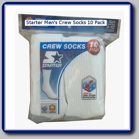 Men's Crew Socks 10 Pack