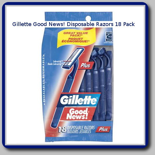 Gillette Good News! Disposable Razors 18 Pack