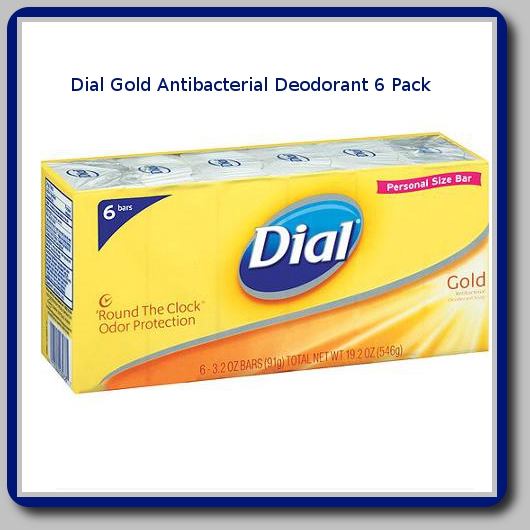 Dial Gold Antibacterial Deodorant 6-Pk