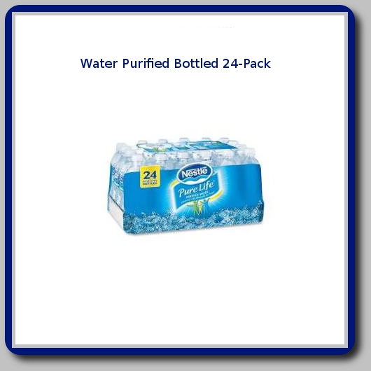 Purified Bottled Water 24-Pack
